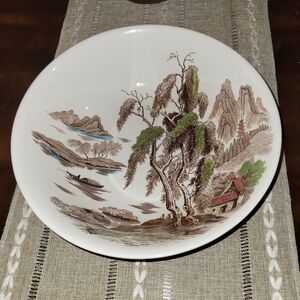 Vintage Large Nasco Sayonara Salad Bowl Serving Bowl 11"
